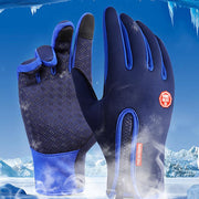 Warm Winter Full Finger Sports Gloves - Blue Force Sports
