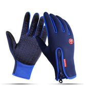 Warm Winter Full Finger Sports Gloves - Blue Force Sports