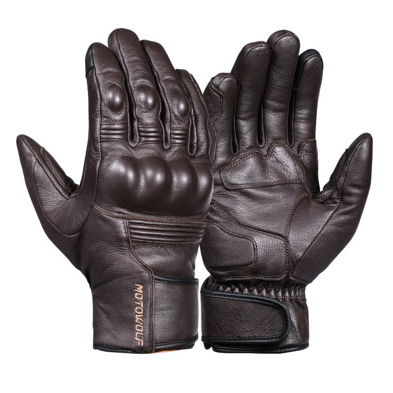 Waterproof Motorcycle Gloves - Blue Force Sports