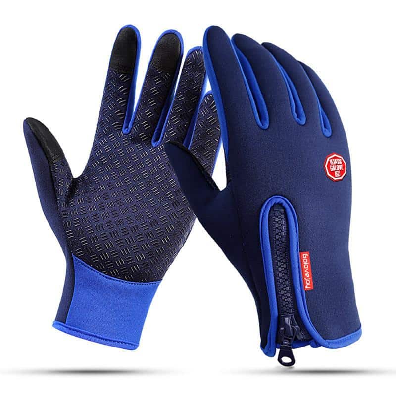 Warm Winter Full Finger Sports Gloves - Blue Force Sports