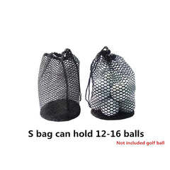 Golf 16/32/56 Balls Mesh Net Bag - Blue Force Sports