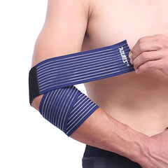 Elastic Nylon Elbow Compression Bandage - Blue Force Sports