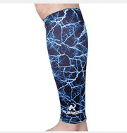 Men`s Compression Stretch Calf Sleeves - Blue Force Sports