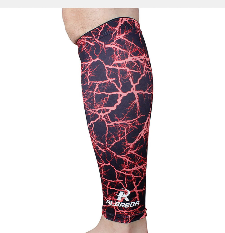 Men`s Compression Stretch Calf Sleeves - Blue Force Sports