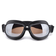 Motorcycle Retro Goggles - Blue Force Sports