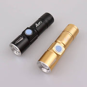 AvLight Mini USB Flashlight Torch - Blue Force Sports