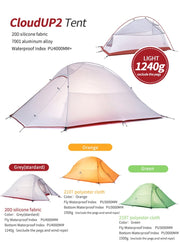 Silicone Fabric Ultralight Tent - Blue Force Sports