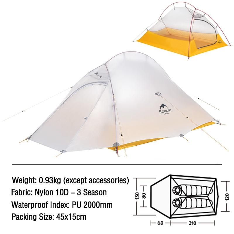 Silicone Fabric Ultralight Tent - Blue Force Sports