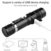 AvLight Rechargeable Zoom Torch - Blue Force Sports