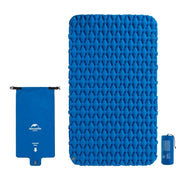 Double Outdoor Camping Pad with Air Bag - Blue Force Sports