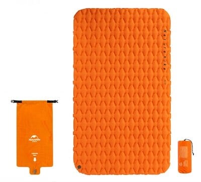 Double Outdoor Camping Pad with Air Bag - Blue Force Sports