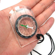 Transparent Portable Compass for Travel - Blue Force Sports