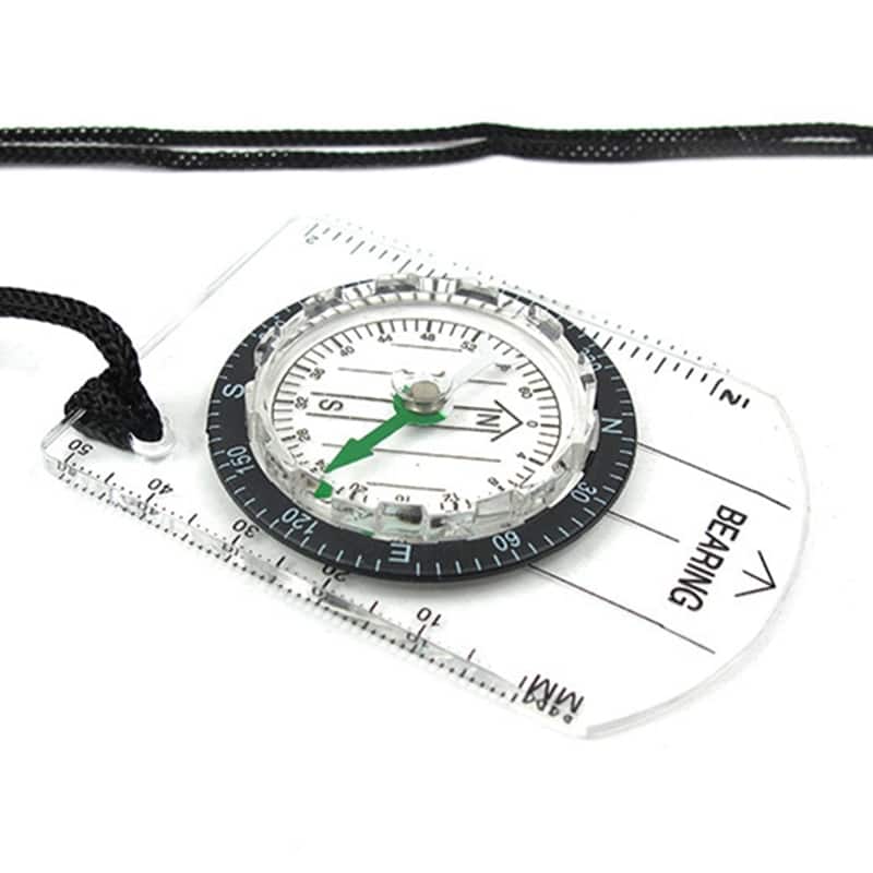Transparent Portable Compass for Travel