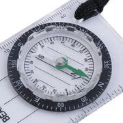 Transparent Portable Compass for Travel - Blue Force Sports