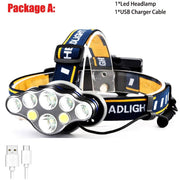 Rechargeable Night Fishing LED Headlamp - Blue Force Sports
