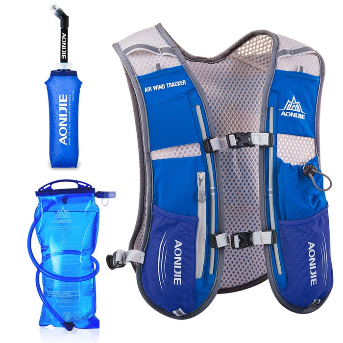 Professional Convenient Lightweight Nylon Hydration Vest - Blue Force Sports