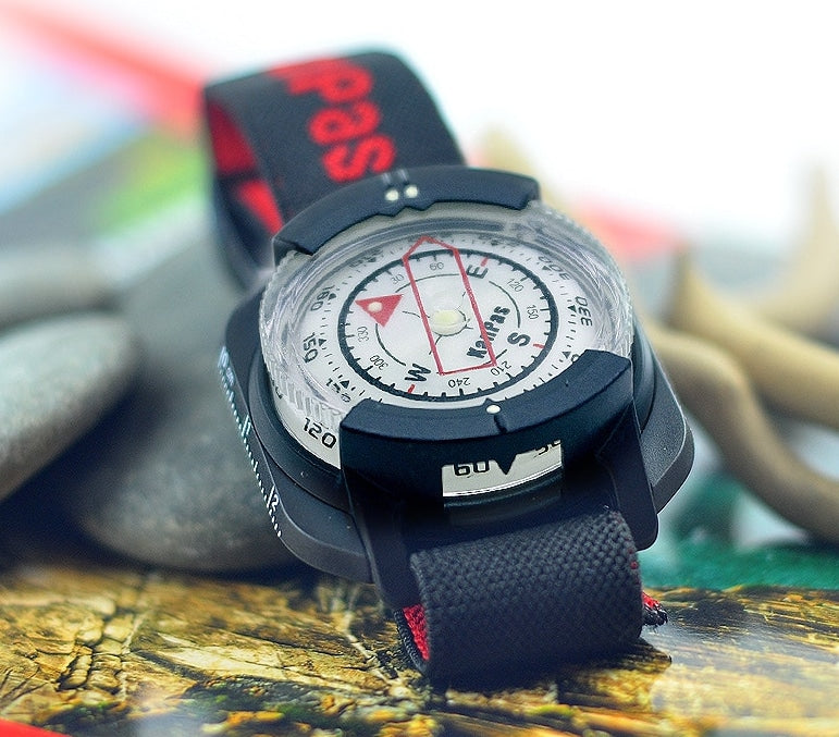Wristwatch Compass for Hiking - Blue Force Sports