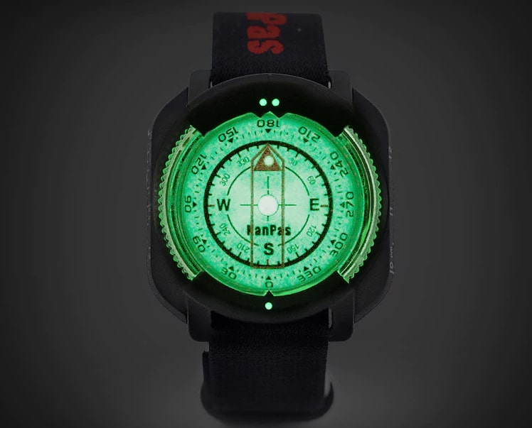 Wristwatch Compass for Hiking - Blue Force Sports