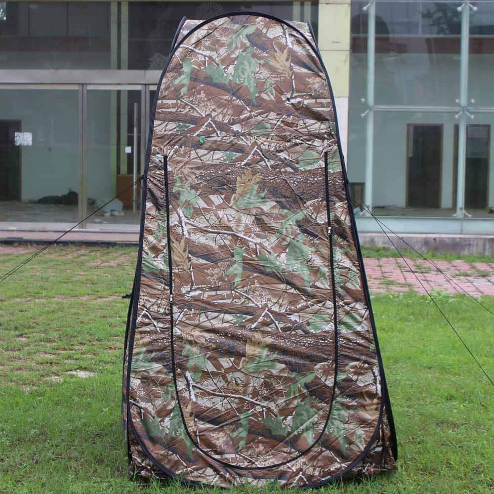 Portable Outdoor Camping Pop Up Toilet Tent - Blue Force Sports