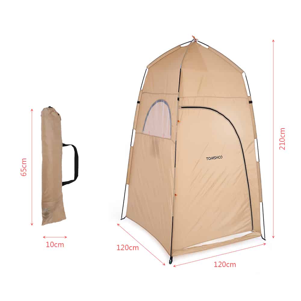 Portable Outdoor Camping Pop Up Toilet Tent - Blue Force Sports
