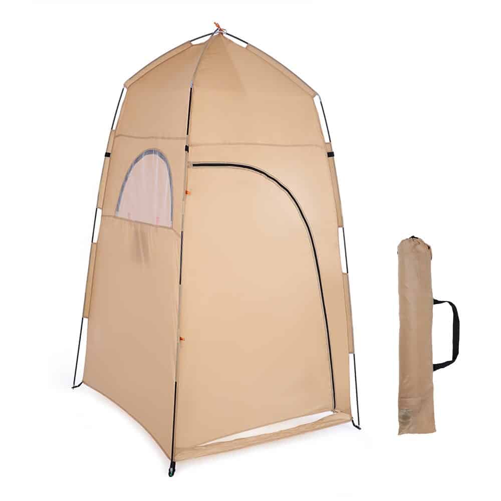 Portable Outdoor Camping Pop Up Toilet Tent - Blue Force Sports