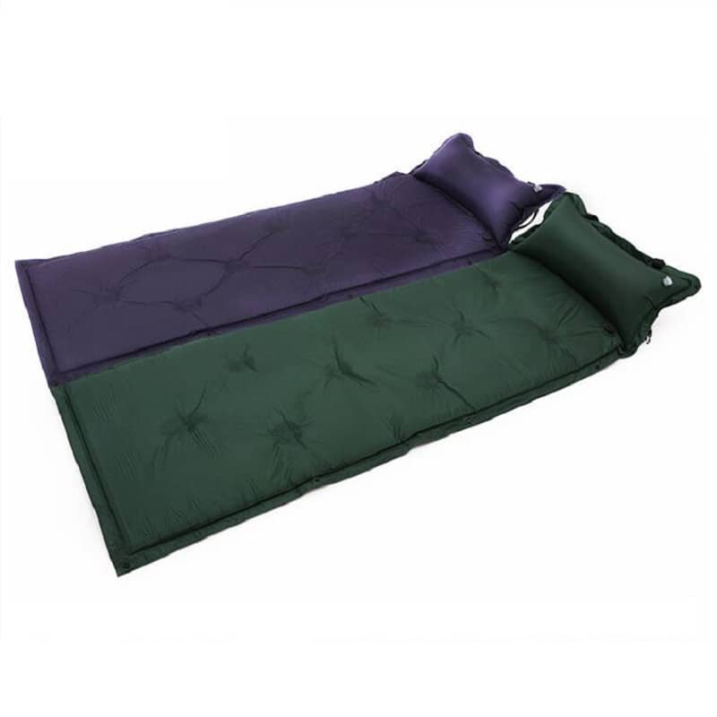 Convenient Waterproof Dampproof Inflatable Camping Mat - Blue Force Sports
