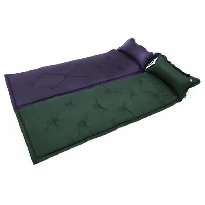 Convenient Waterproof Dampproof Inflatable Camping Mat - Blue Force Sports