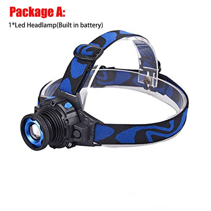 Waterproof High Brightness LED Headlamp for Night Fishing - Blue Force Sports