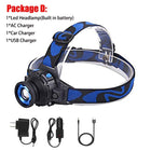 Waterproof High Brightness LED Headlamp for Night Fishing - Blue Force Sports