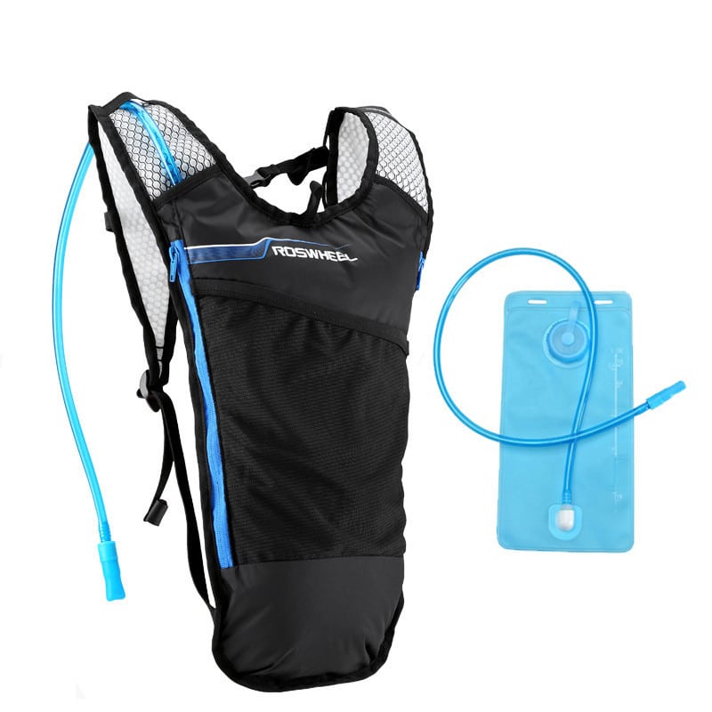Useful Convenient Lightweight Backpack Shaped Hydration Water Bag - Blue Force Sports