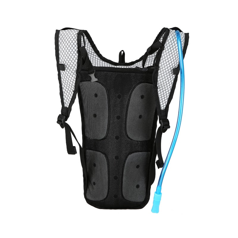 Useful Convenient Lightweight Backpack Shaped Hydration Water Bag - Blue Force Sports