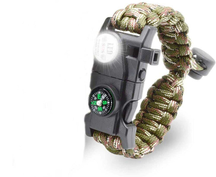 Outdoor Emergency Paracord Bracelet - Blue Force Sports