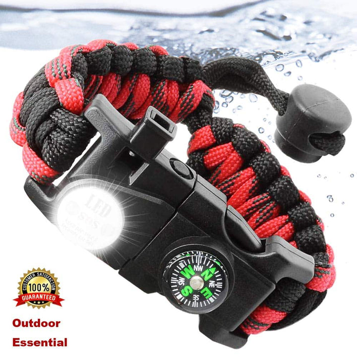 Outdoor Emergency Paracord Bracelet - Blue Force Sports