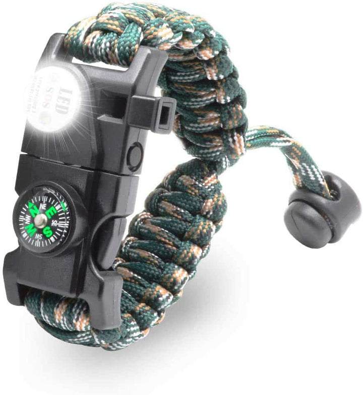 Outdoor Emergency Paracord Bracelet - Blue Force Sports