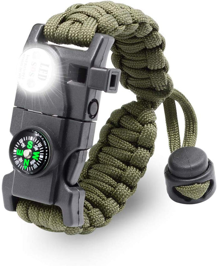 Outdoor Emergency Paracord Bracelet - Blue Force Sports