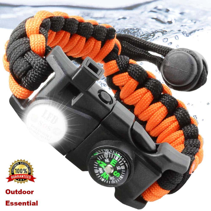 Outdoor Emergency Paracord Bracelet - Blue Force Sports