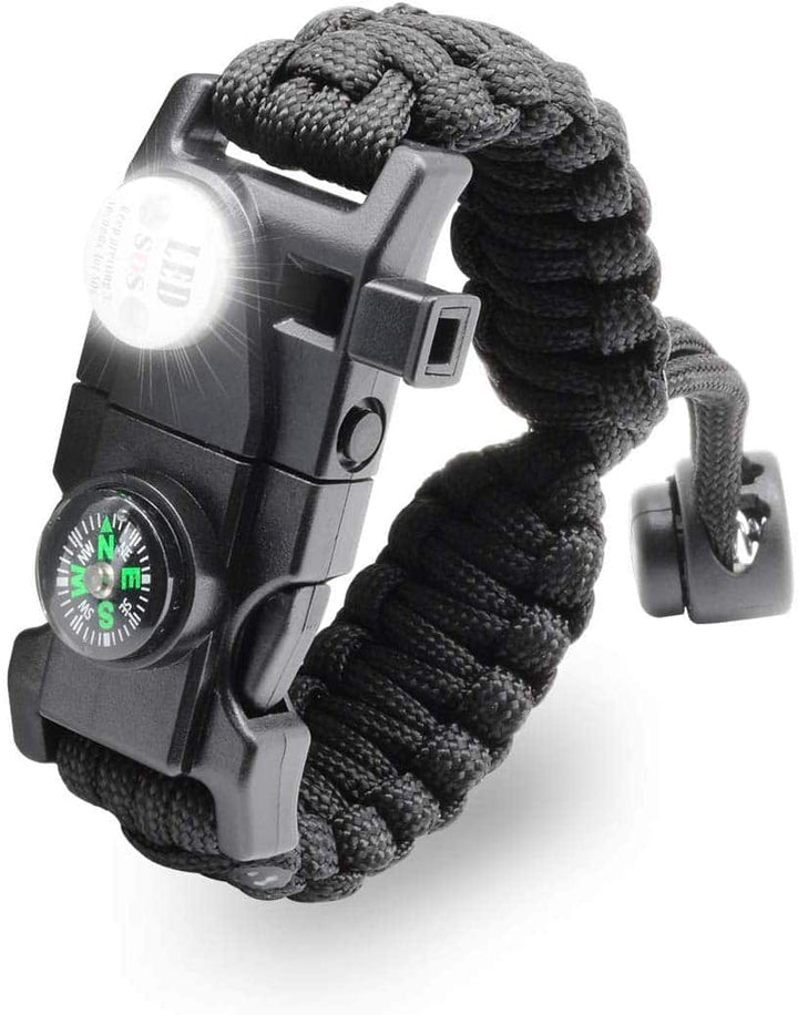 Outdoor Emergency Paracord Bracelet - Blue Force Sports