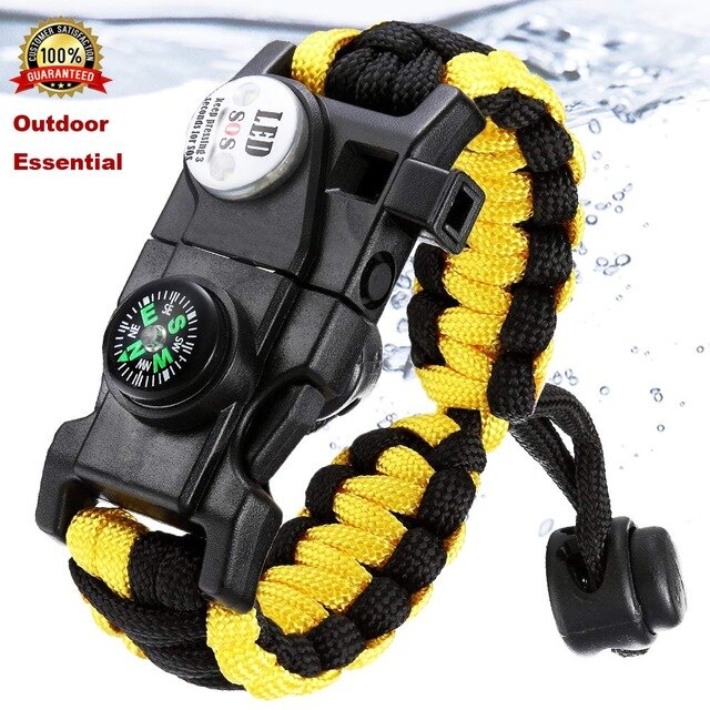 Outdoor Emergency Paracord Bracelet - Blue Force Sports