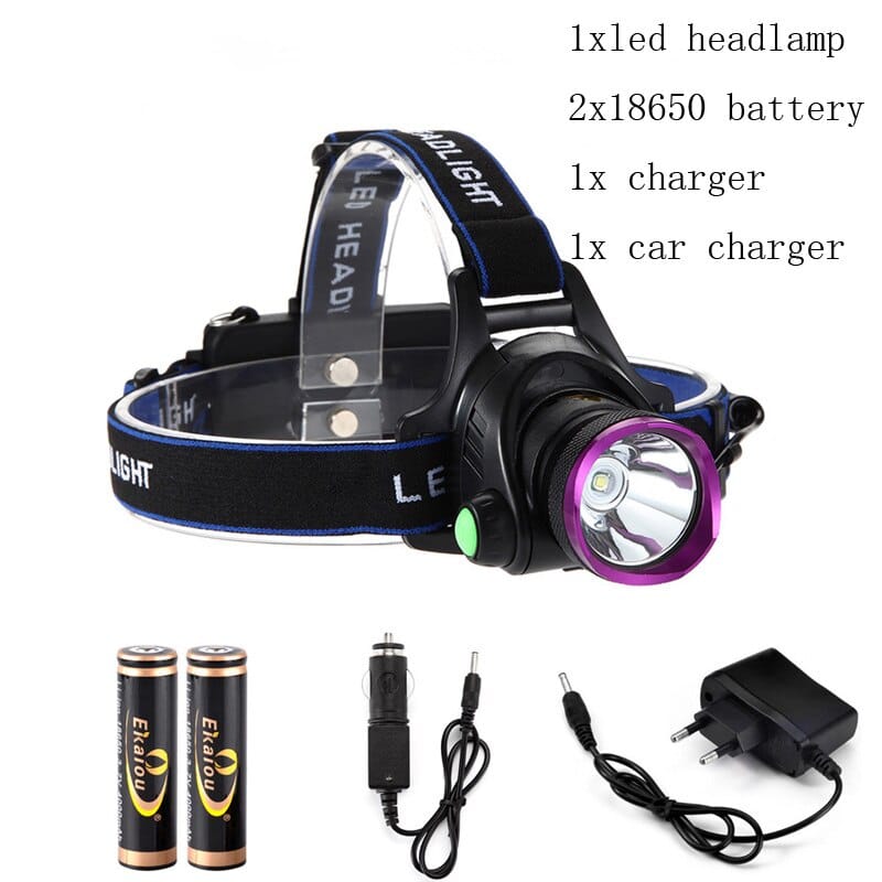 2000 Lumens Hiking Head Flashlight - Blue Force Sports