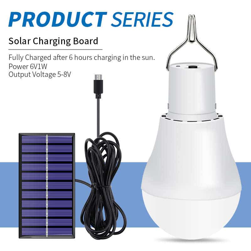 5V Portable LED Solar Lamp