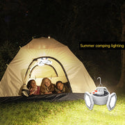 126LED Solar Rechargeable Camping Hanging Light - Blue Force Sports