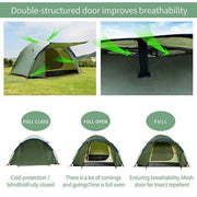 4 Person Army Green Tent - Blue Force Sports