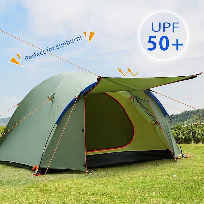 4 Person Army Green Tent - Blue Force Sports
