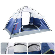 1-2 Person Single Layer Water Resistant Tent - Blue Force Sports