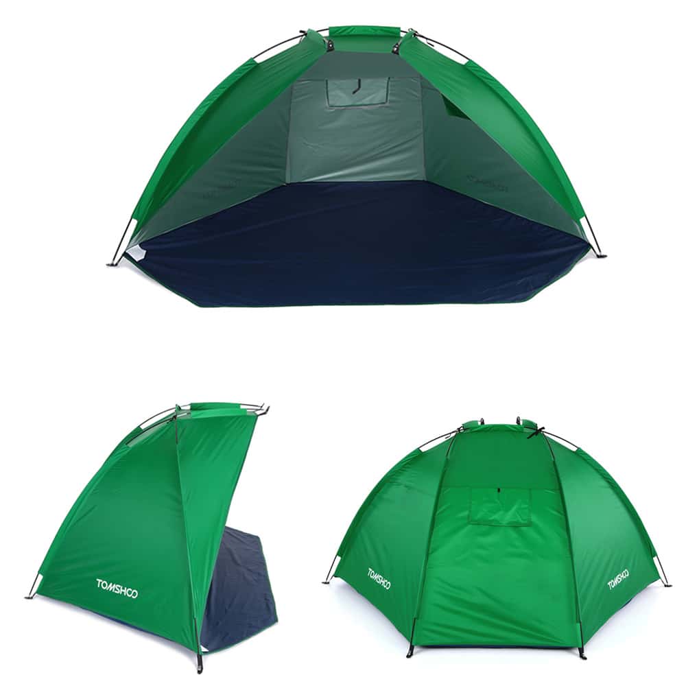 High Quality Outdoor Foldable UV-Protective Beach Tent - Blue Force Sports
