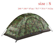 Ultralight Single Layer Water Resistance Camping Tent - Blue Force Sports