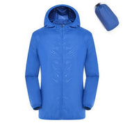 Waterproof Thin Hiking Jacket - Blue Force Sports