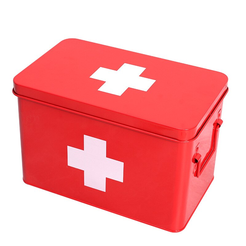 Metal Household First Aid Box - Blue Force Sports