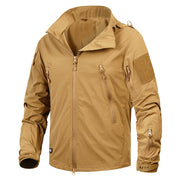Men's Military Tactical Breathable Nylon Light Windbreaker - Blue Force Sports