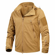 Men's Military Tactical Breathable Nylon Light Windbreaker - Blue Force Sports